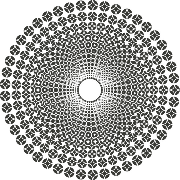 Halftone Spiral Background 25 Thumbnail