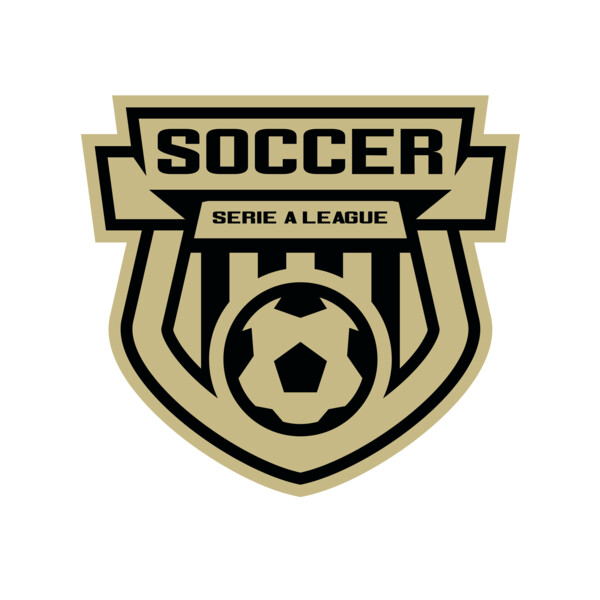 Serie a league soccer logo template Thumbnail