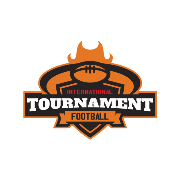 Tournament International Football logo template Thumbnail