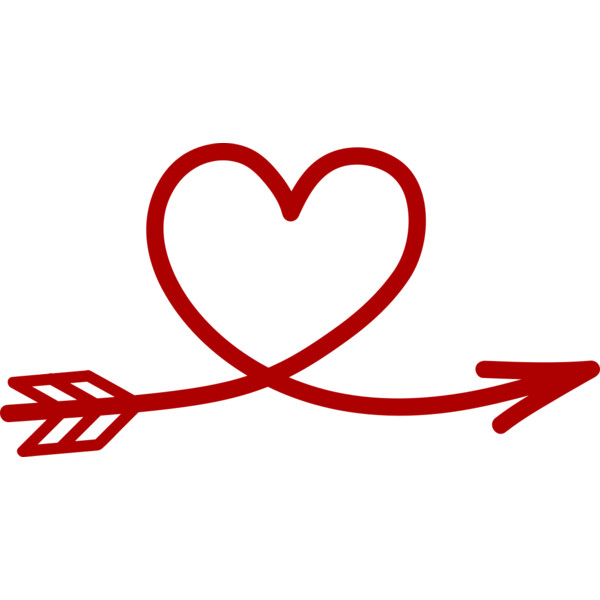 Red heart with arrow Thumbnail