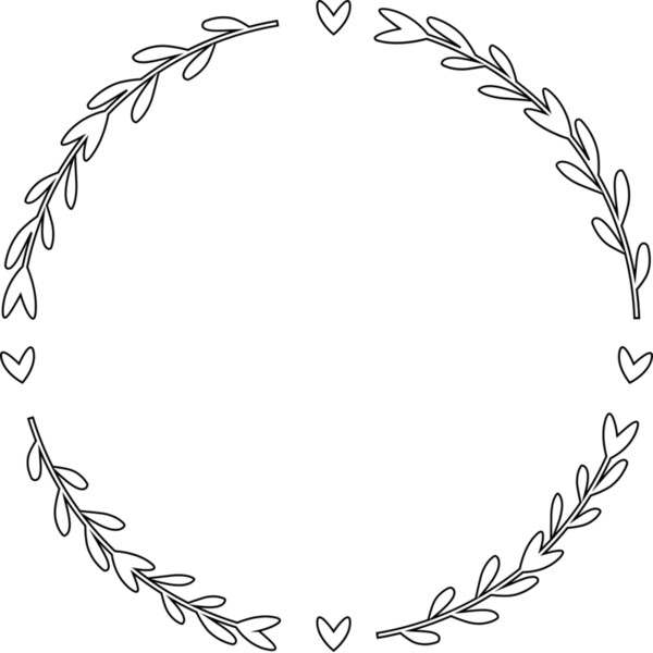 Floral Wreath Frame Thumbnail