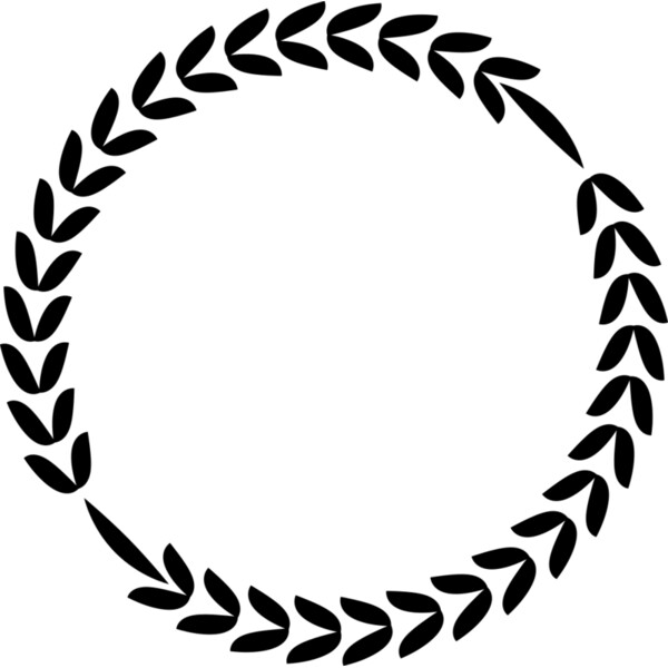 Laurel Leaf Circle Wreath Thumbnail
