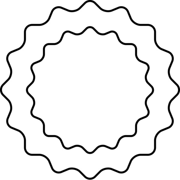 Scalloped Seal Frame Thumbnail