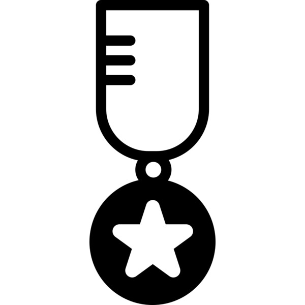 Military Medal Outline Thumbnail