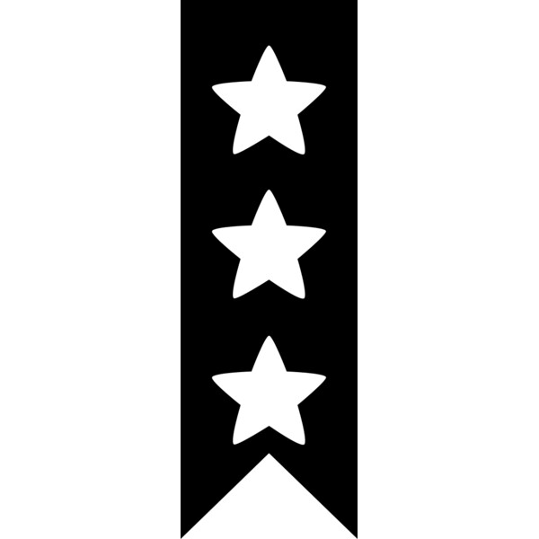 Three Star Ribbon Thumbnail