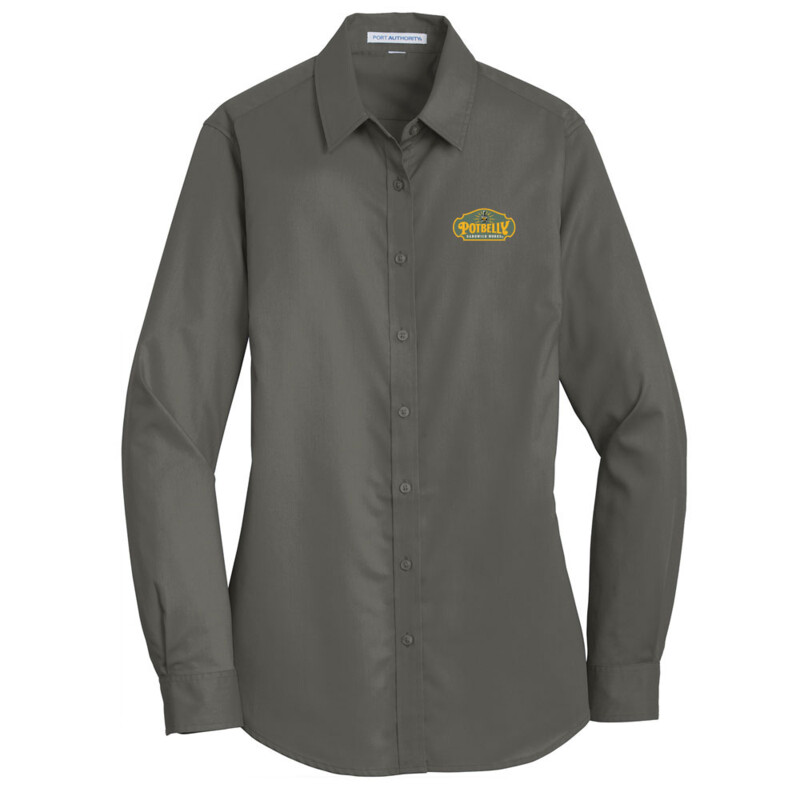 Ladies Twill Dress Shirt Thumbnail