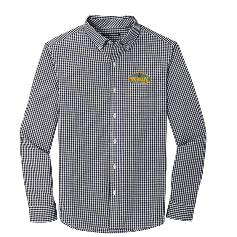 Gingham Easy Care Dress Shirt Thumbnail
