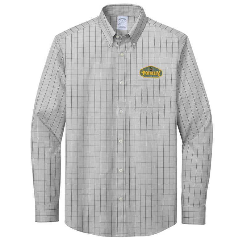 Brooks Brothers Wrinkle Free Stretch Patterned Shirt Thumbnail