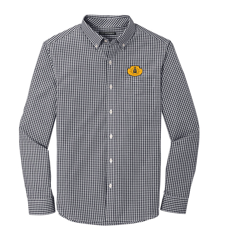 Gingham Easy Care Dress Shirt w/ Stove Icon Thumbnail